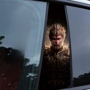 Pair of Sun Wukong Anime Car Door Pillar Decals