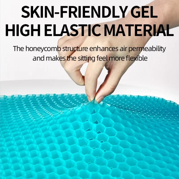 Car Gel Cooling Seat Cushion 3D Honeycomb Cool and Breathable Cool Ice Silk Car Home Office Chair Cushion Car Accessories - Image 5